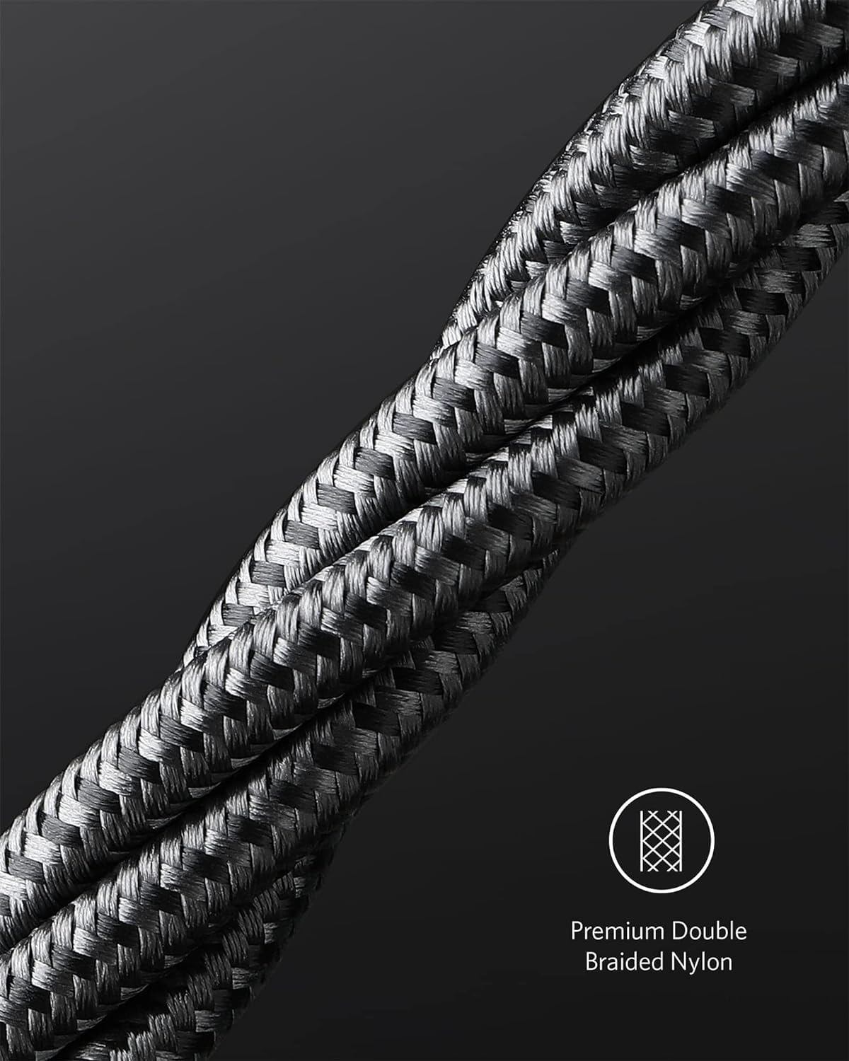 New Nylon USB-C to USB-C 100W Cable (1.8M)