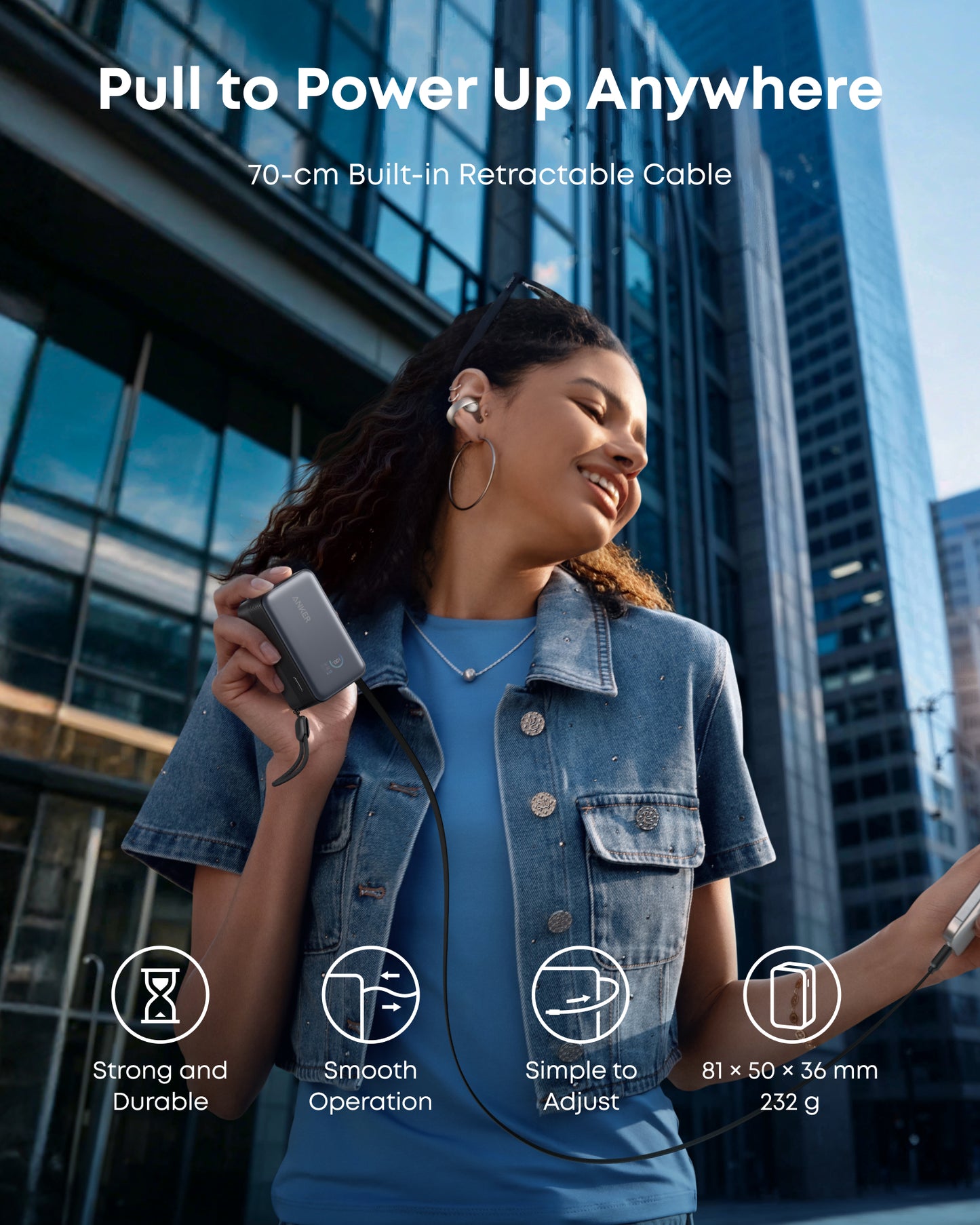 Anker Laptop Charger (140W, 4-Port, PD 3.1) with USB-C Cable + Anker Nano Power Bank (10K, 45W, Built-In Retractable USB-C Cable)