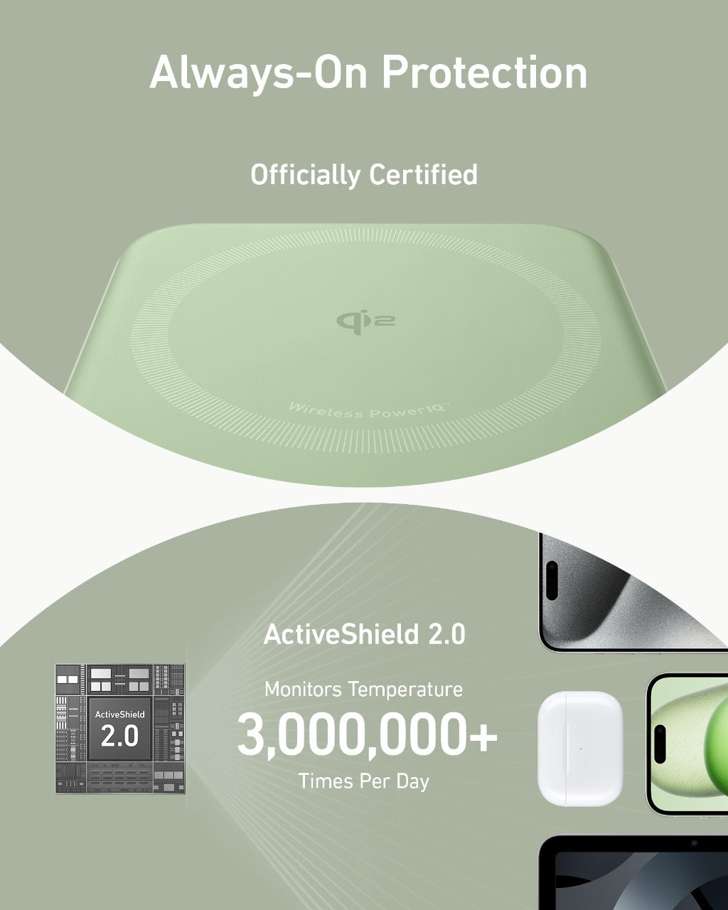 Anker MagGo Power Bank (10,000mAh), Qi2 15W Ultra-Fast Wireless Charging