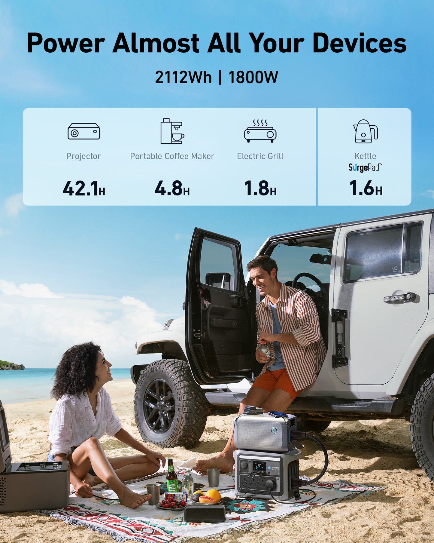 Anker SOLIX BP1000 Expansion Battery - 1,056Wh LFP (For C1000)