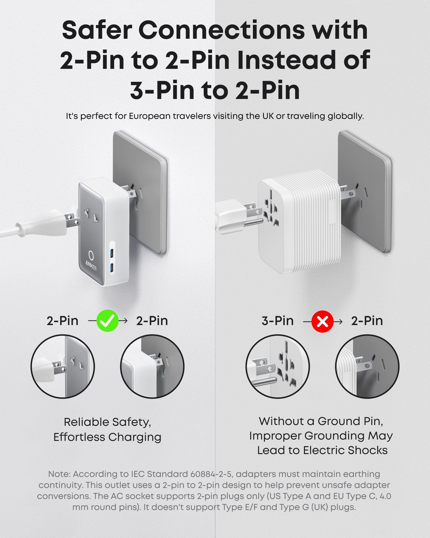 Anker Prime Wireless Charging Station (3-in-1, MagGo, AirCool, Foldable) + Anker Nano Travel Adapter (5-in-1, 20W)