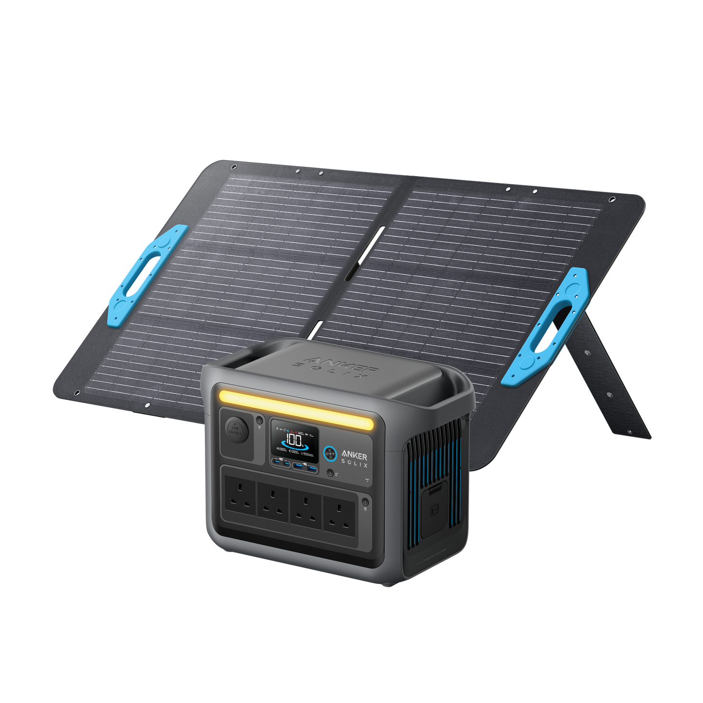 Anker SOLIX C1000 Solar Generator + 100W Solar Panel
