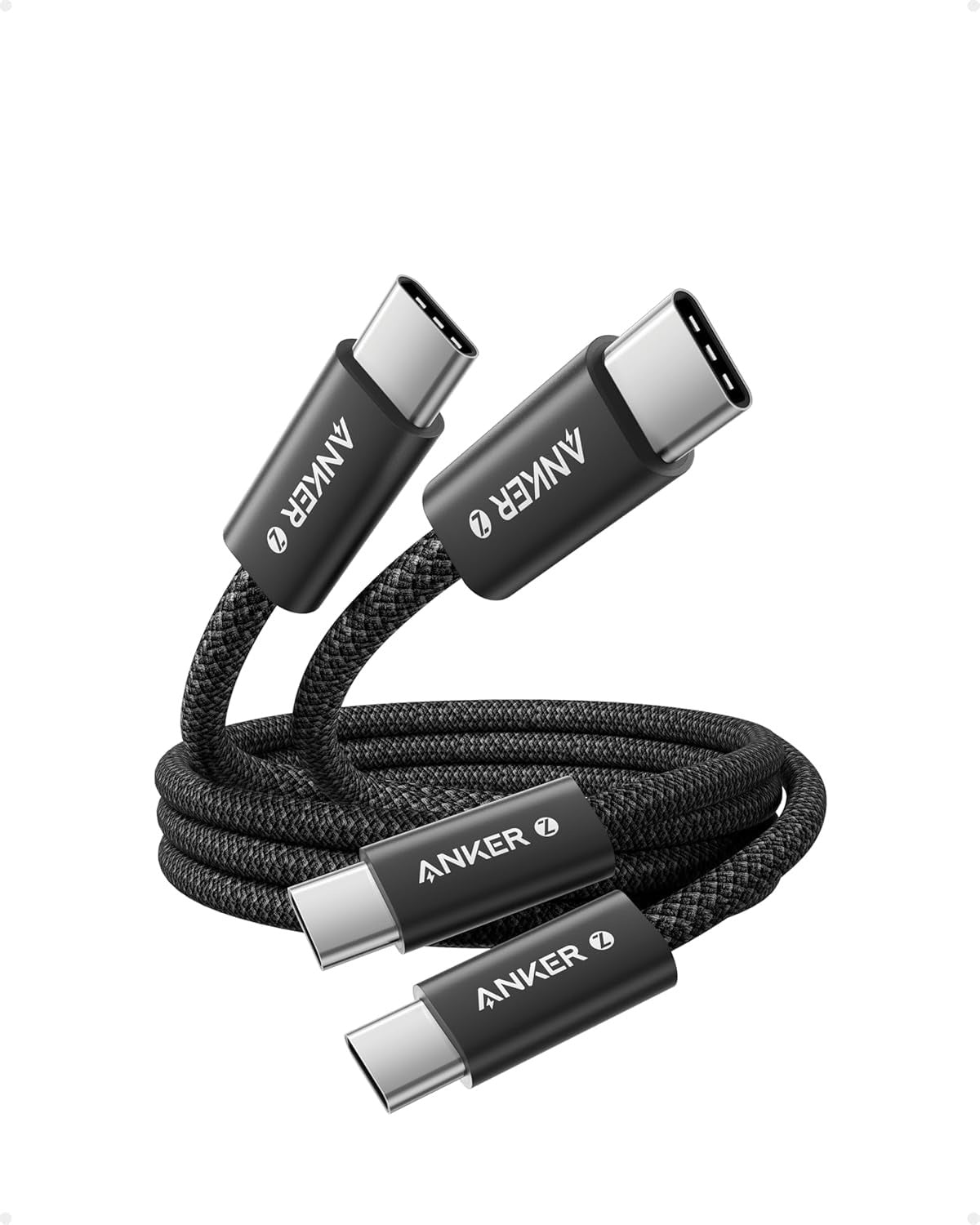 Anker 240W Zolo USB C to USB C Cable (2Pack,1m), USB C Charger Cable
