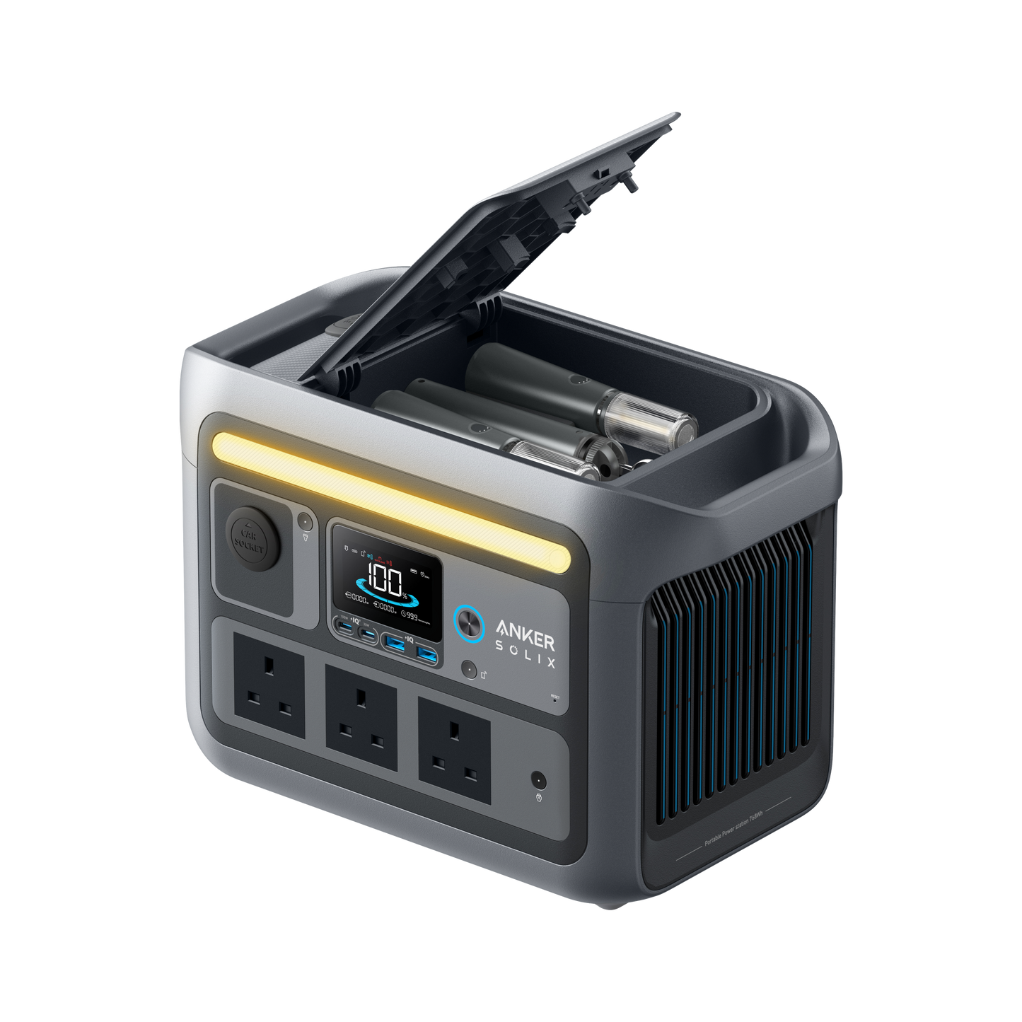 Anker SOLIX C800 Portable Power Station - 768Wh | 1,200W