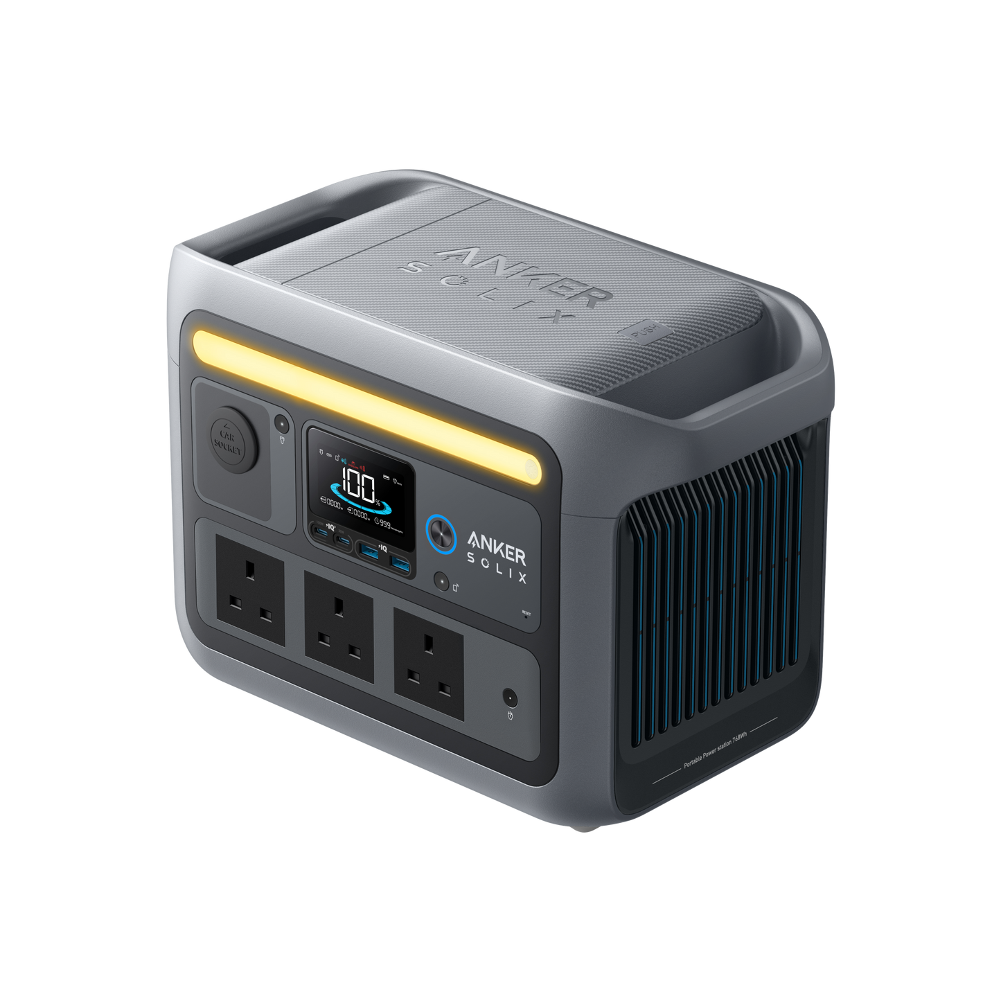 Anker SOLIX C800 Portable Power Station - 768Wh | 1,200W