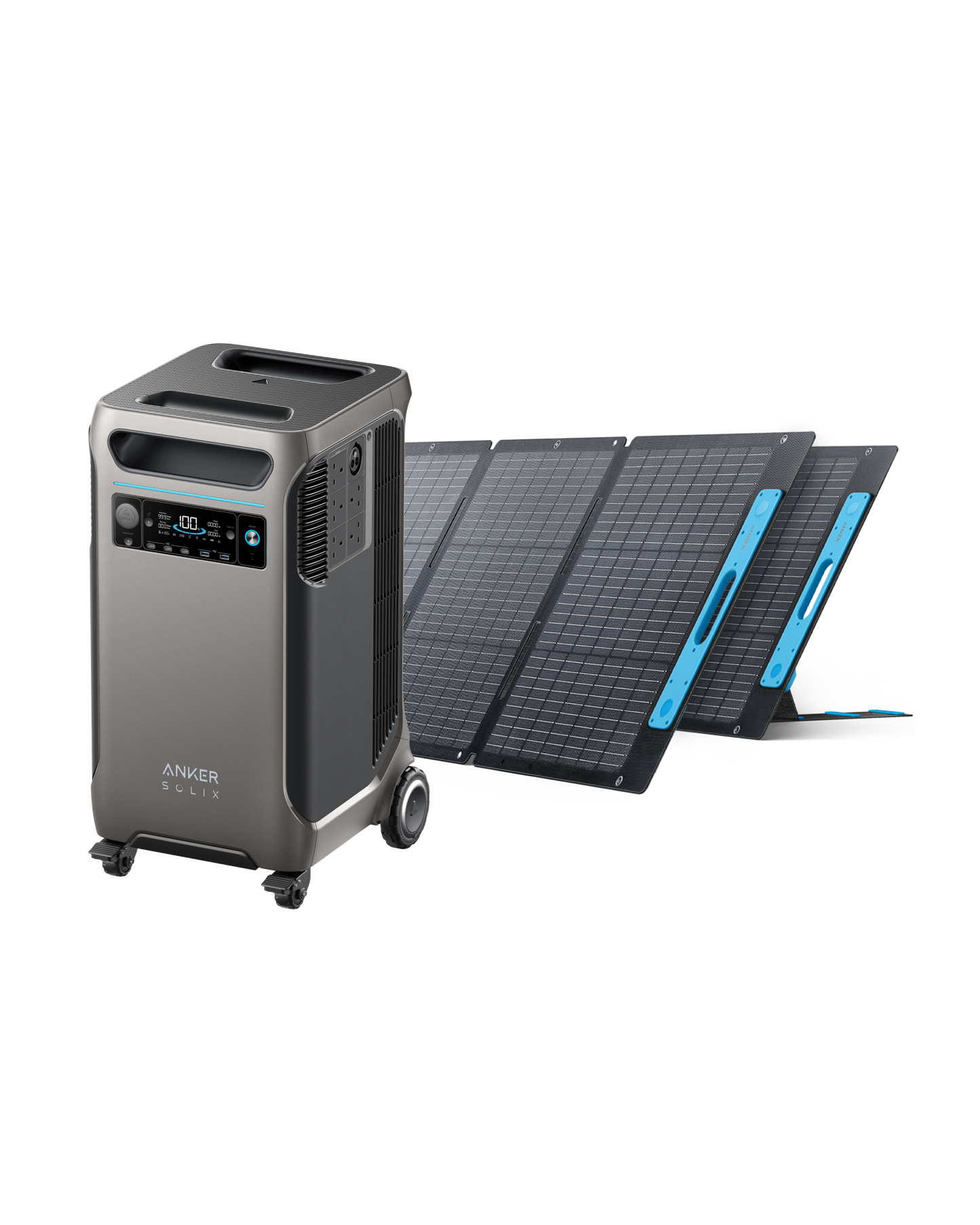 Anker SOLIX F3800 Solar Generator + 2× 200W Solar Panel