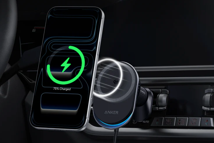 Car phone holder wireless charger