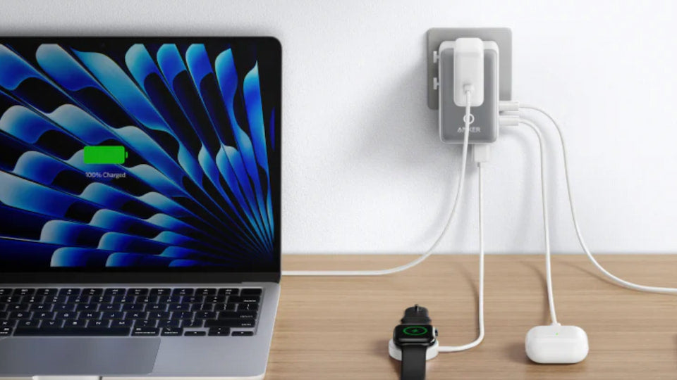 Anker Nano travel adapter plugged-in