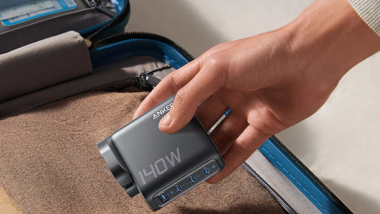 Packing charger in suitcase
