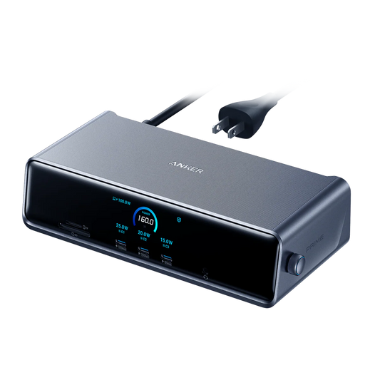 Anker Prime Charging Docking Station (14-in-1, Triple Display, DisplayLink)