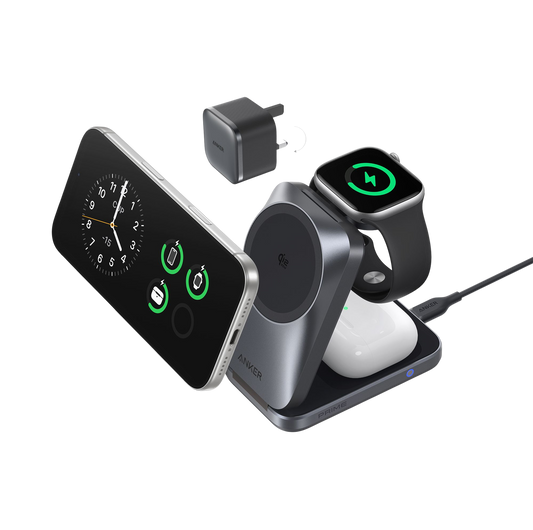 Anker Prime Wireless Charging Station (3-in-1, MagGo, AirCool, Foldable)