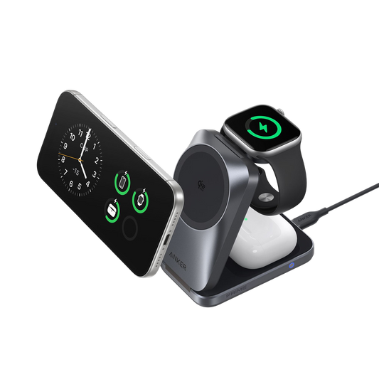 Anker Prime Wireless Charging Station (3-in-1, MagGo, AirCool, Foldable)