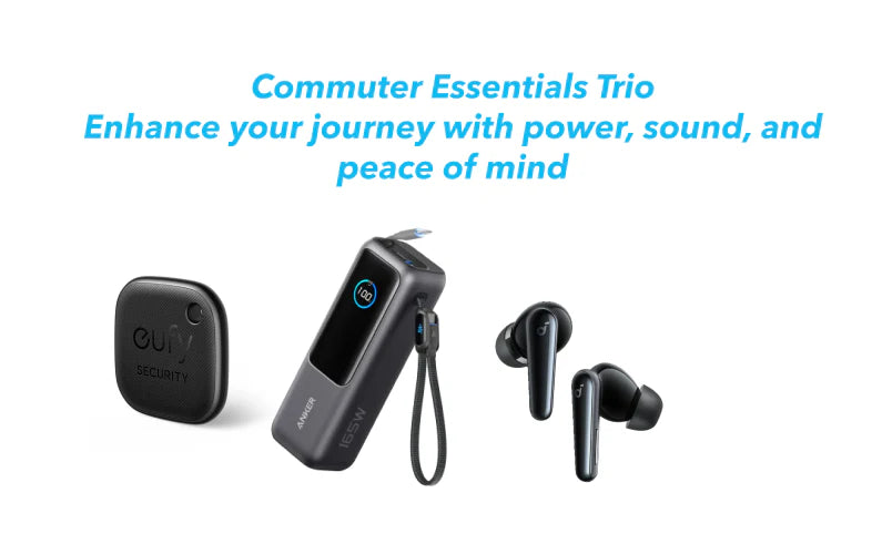 Anker Laptop Power Bank+ Soundcore Liberty 5  + Eufy Smart track