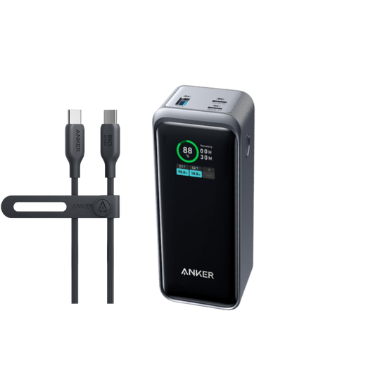 Anker Prime 20,000mAh Power Bank (200W)+Anker <b>543</b> USB-C to USB-C Cable (Bio-Based)