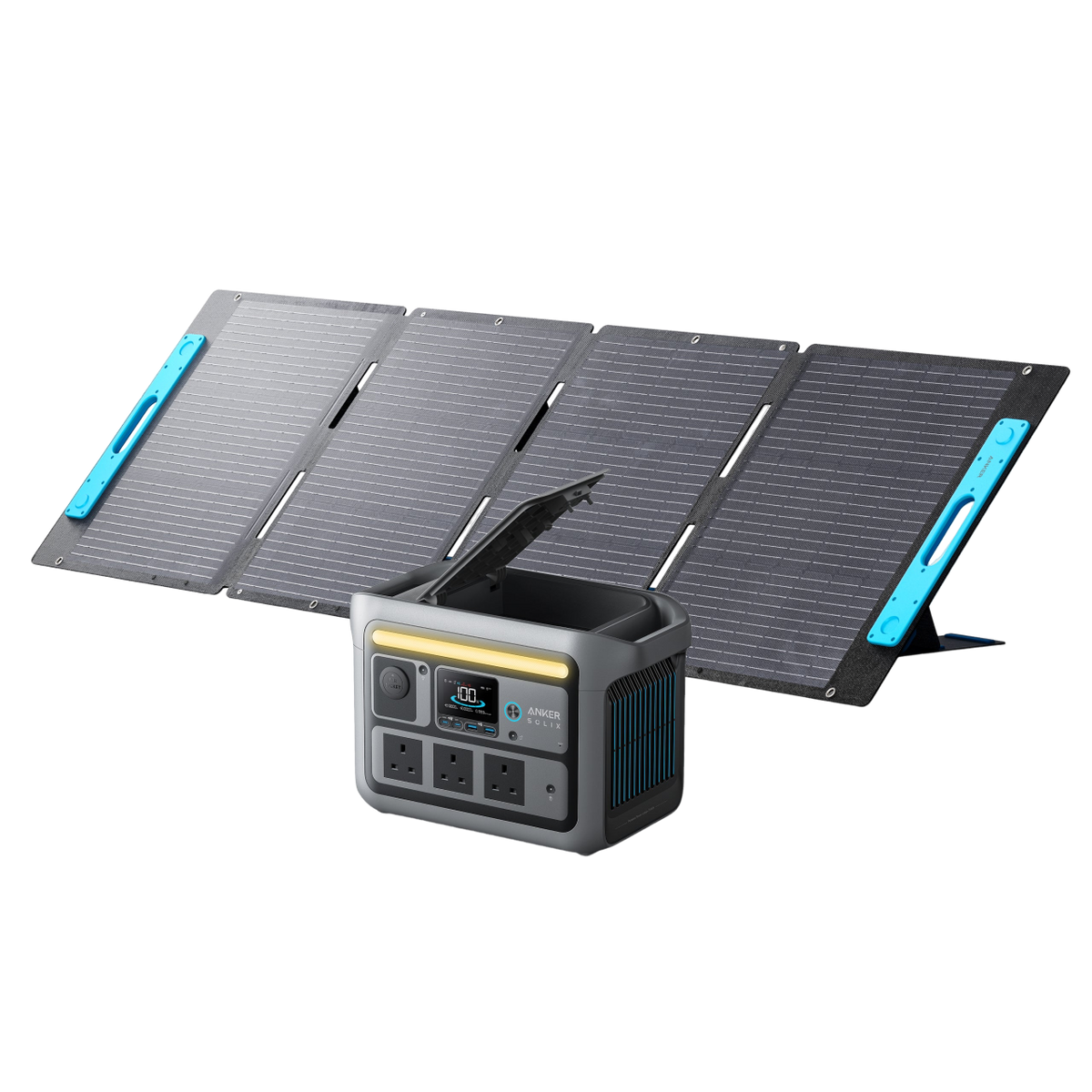 Anker SOLIX &lt;b&gt;C800&lt;/b&gt; Portable Power Station + 200W Solar Panel