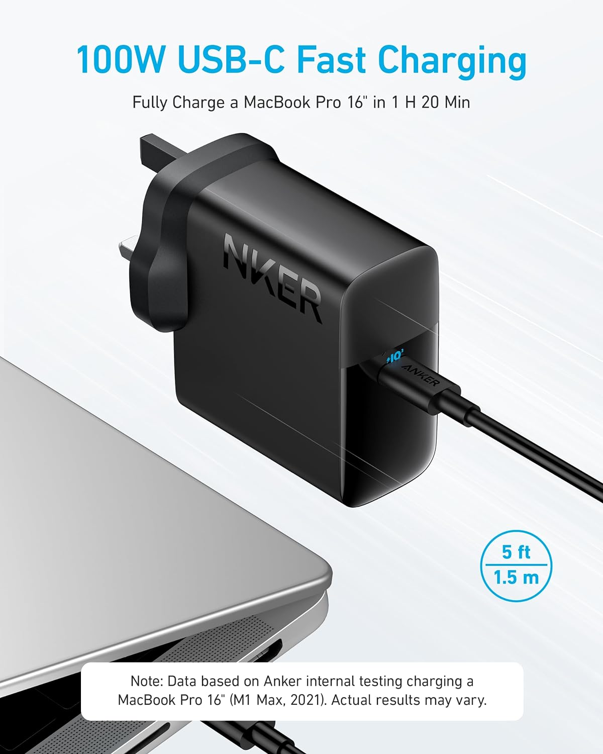 Anker &lt;b&gt;317&lt;/b&gt; Charger (100W Max)