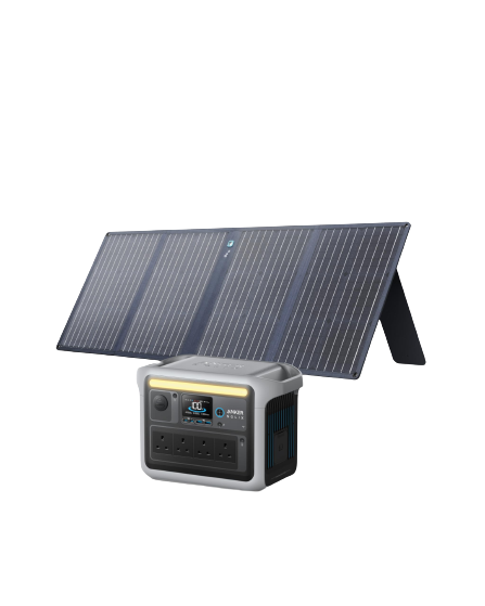 Anker SOLIX C1000 Solar Generator (Portable Power Station with Solar Panel (100W))