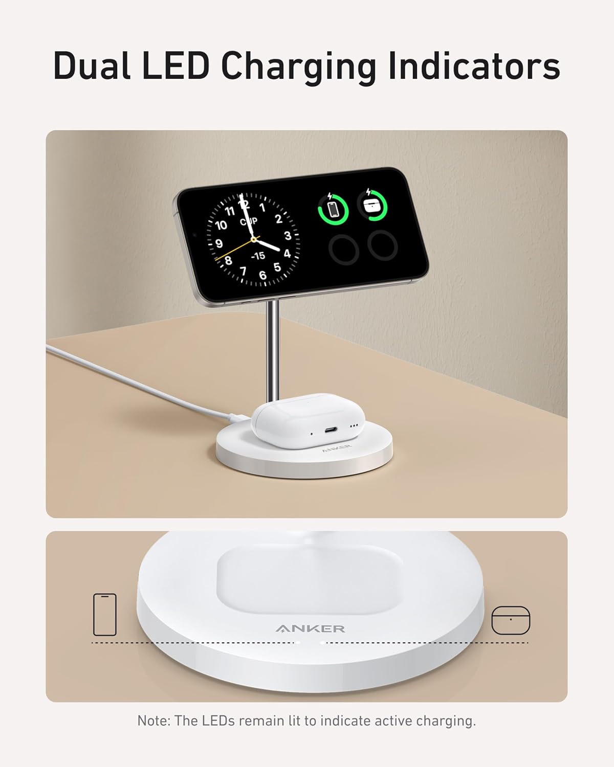 Anker MagGo Wireless Charger (2-in-1 Stand)