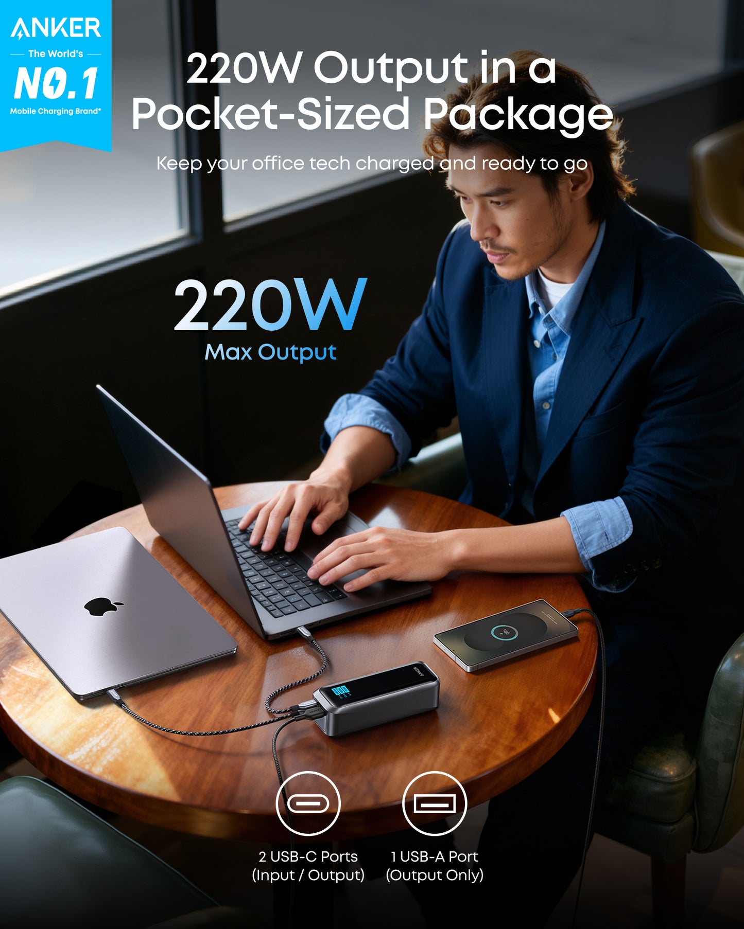Anker Prime Power Bank (20K, 220W)