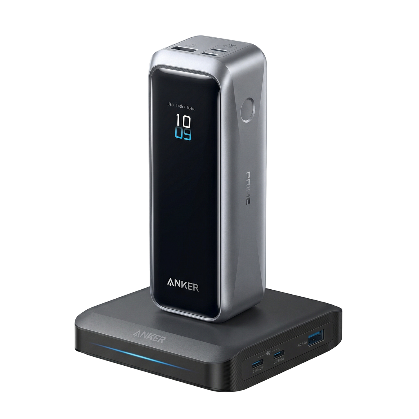 Anker Prime Power Bank (20K, 220W) and Charging Base (150W, 3 Ports)