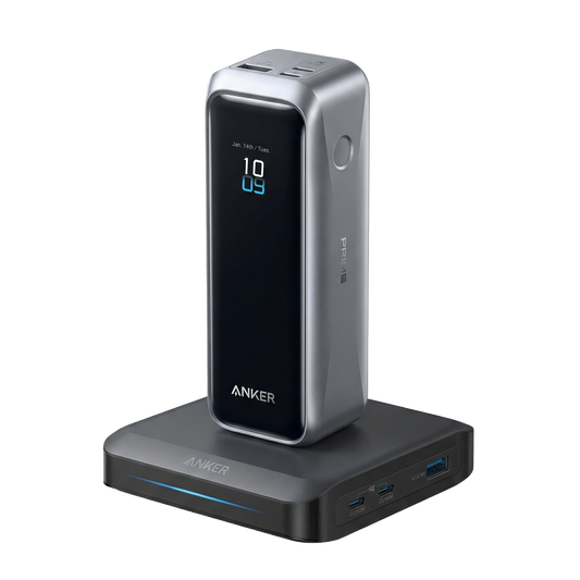 Anker Prime Power Bank (20K, 220W) and Charging Base (150W, 3 Ports)