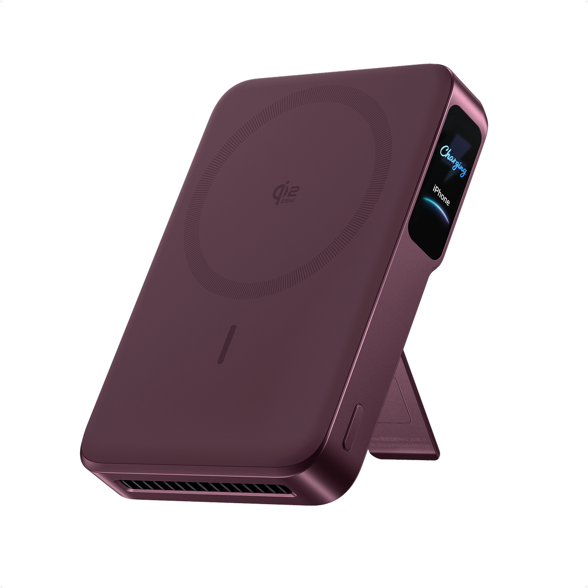Anker MagGo Power Bank 2 Pro, Qi2 25W 10,000mAh Battery with Cooling Fan