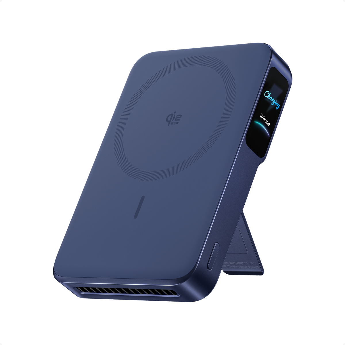 Anker MagGo Power Bank 2 Pro, Qi2 25W 10,000mAh Battery with Cooling Fan