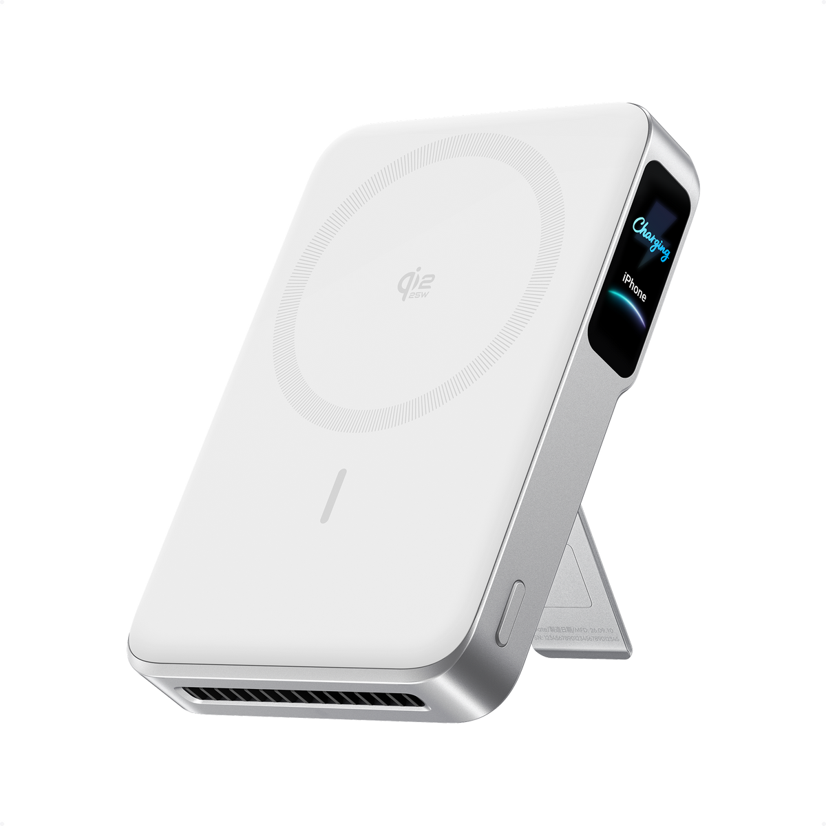 Anker MagGo Power Bank 2 Pro, Qi2 25W 10,000mAh Battery with Cooling Fan