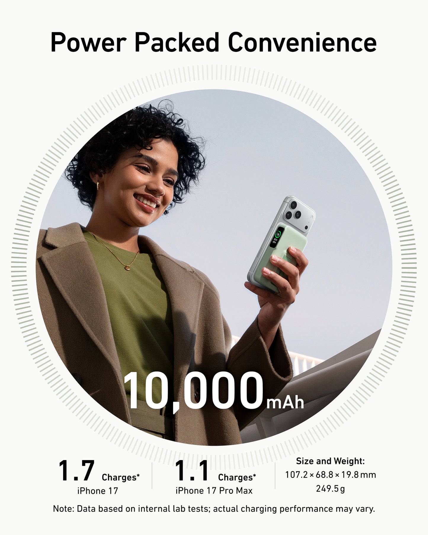 Anker MagGo Power Bank (10,000mAh), Qi2 15W Ultra-Fast Wireless Charging