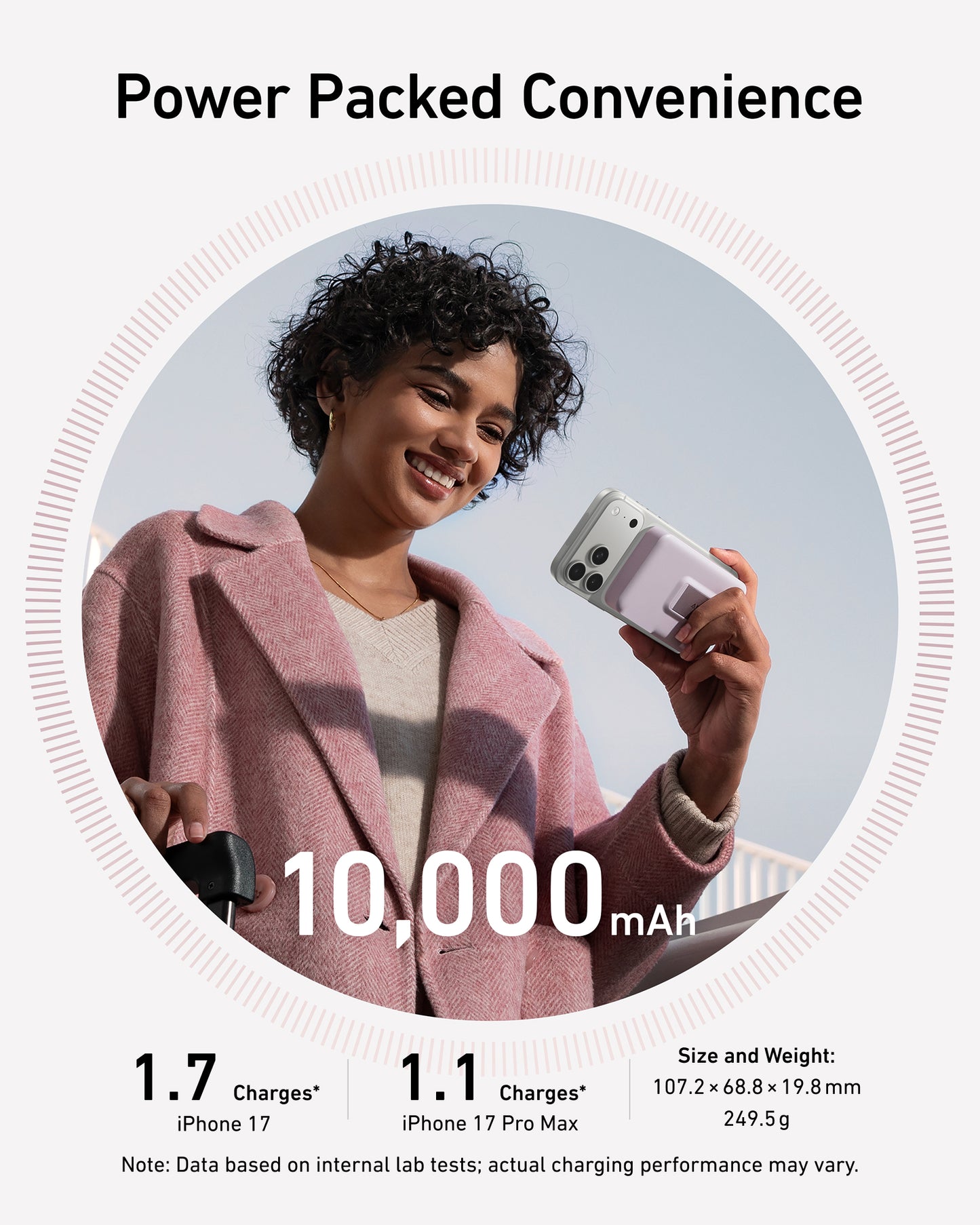 Anker MagGo Power Bank (10,000mAh), Qi2 15W Ultra-Fast Wireless Charging