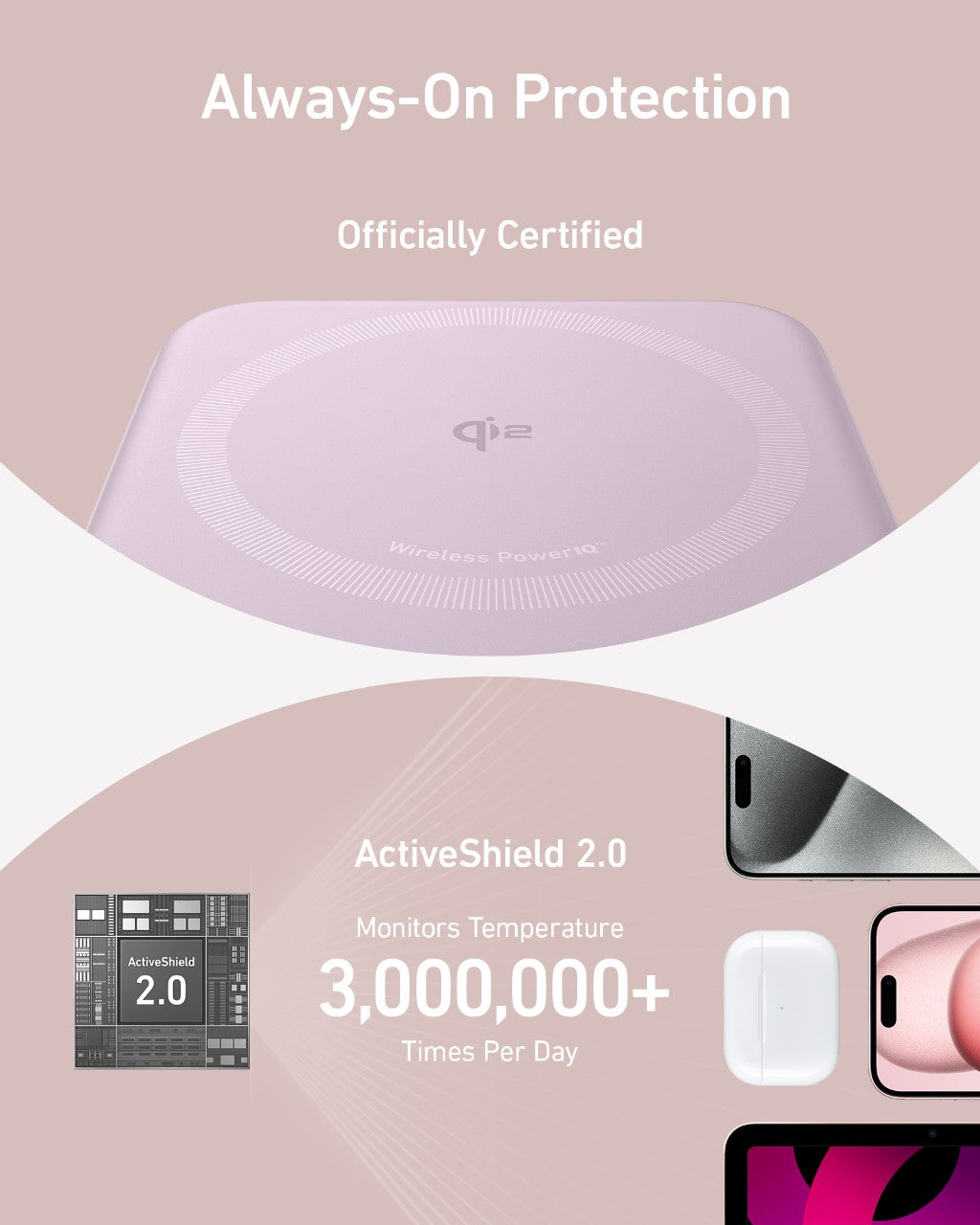 Anker MagGo Power Bank (10,000mAh), Qi2 15W Ultra-Fast Wireless Charging