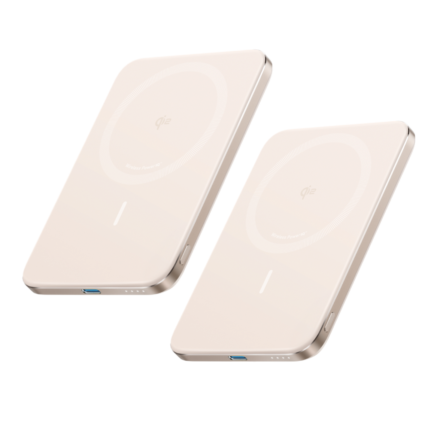 Anker Nano Power Bank, 5,000mAh Wireless Charger, Ultra-Slim, 15W Fast Charging｜2-Pack