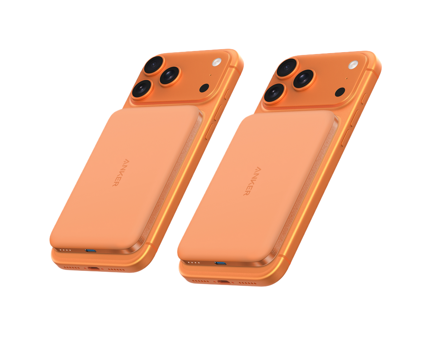 Anker Nano Power Bank, 5,000mAh Wireless Charger, Ultra-Slim, 15W Fast Charging｜2-Pack