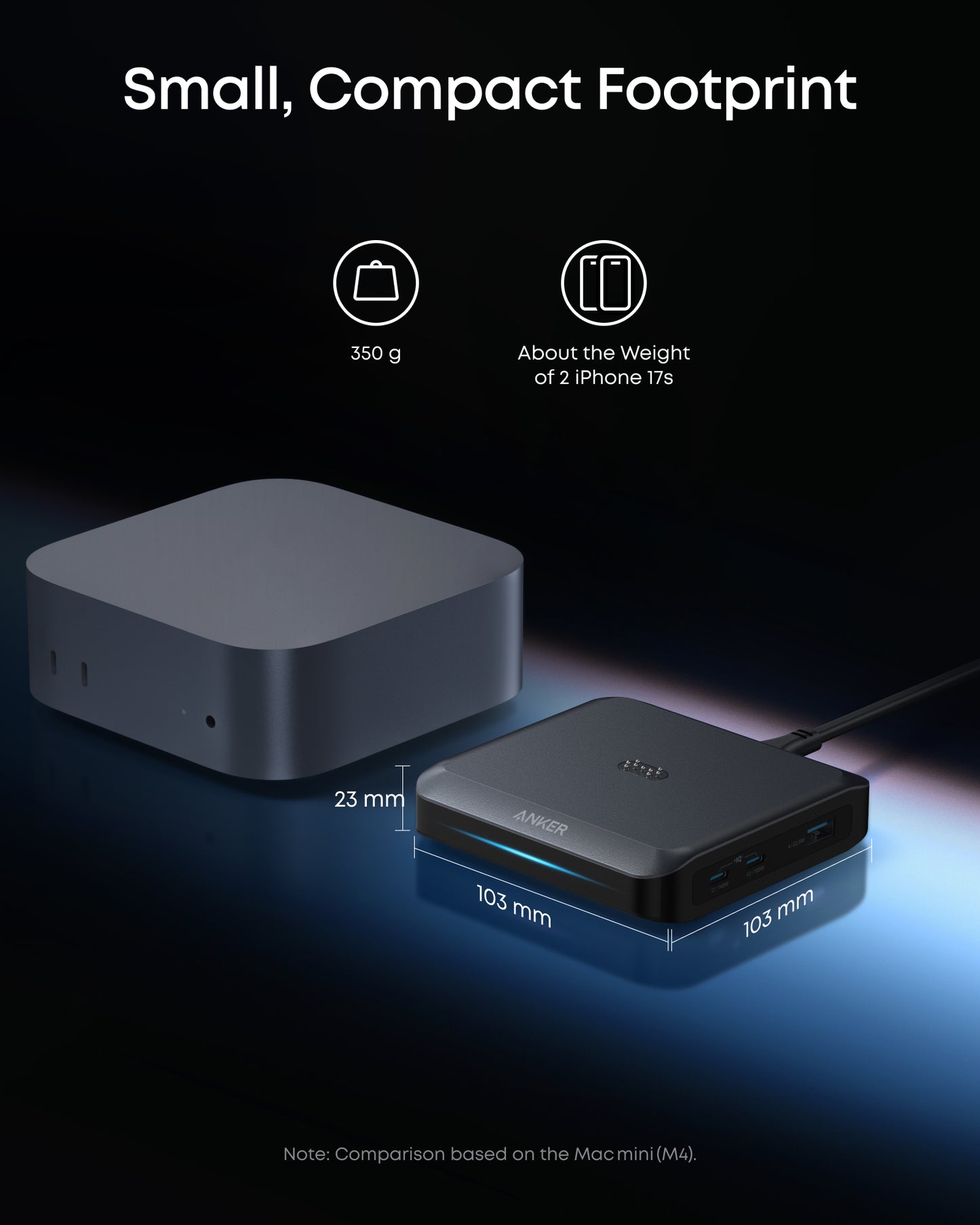 Anker Prime Charging Base (150W, 3 Ports)