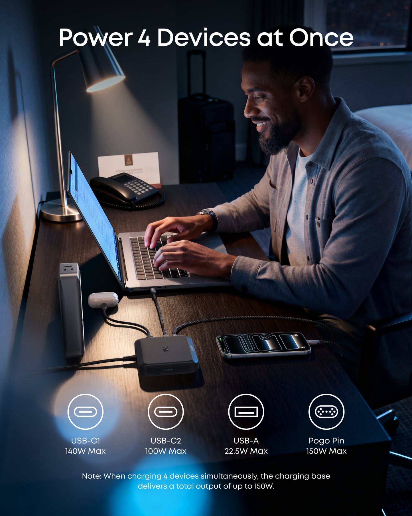 Anker Prime Charging Base (150W, 3 Ports)