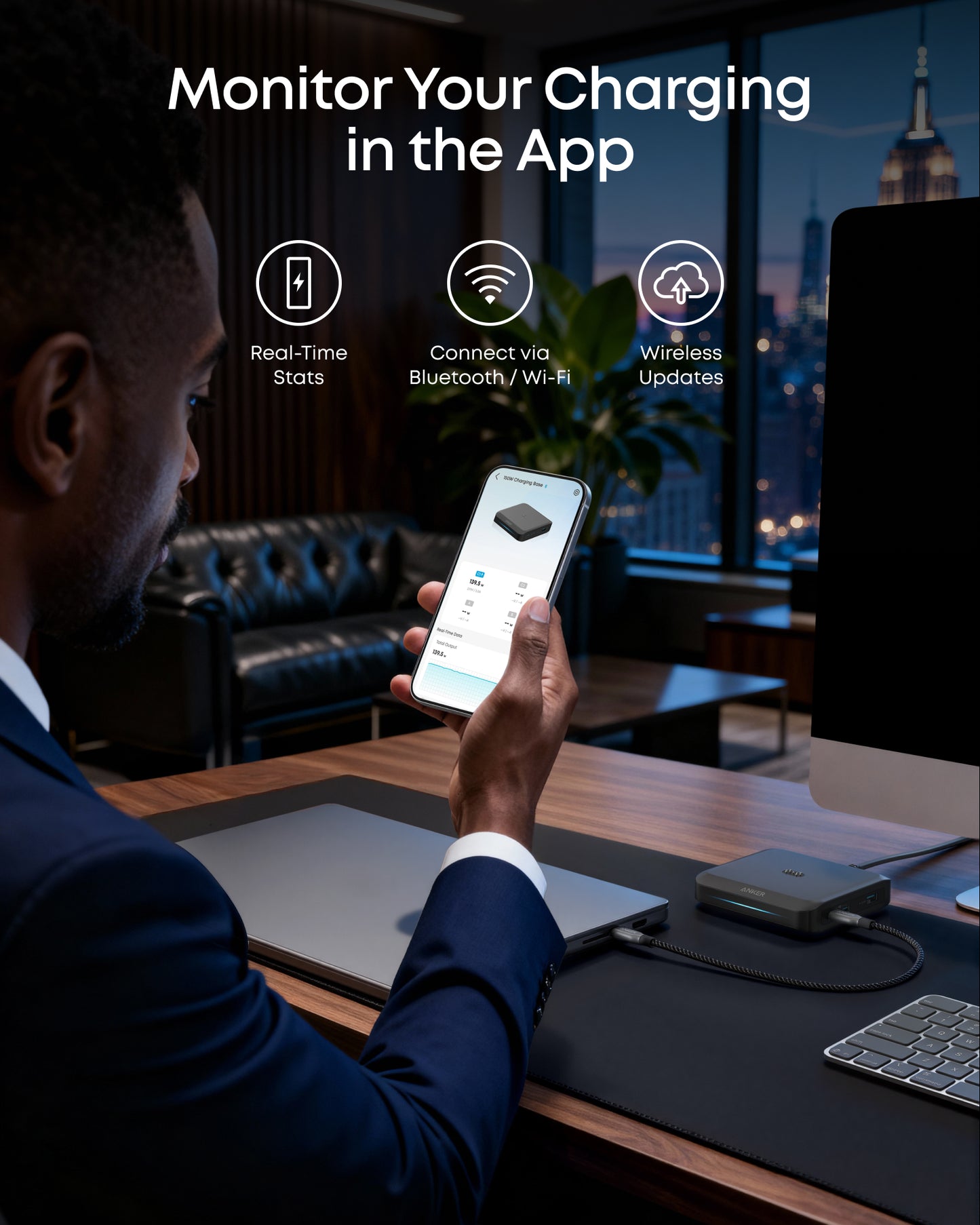 Anker Prime Charging Base (150W, 3 Ports)