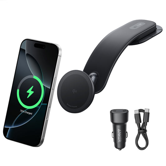 Anker Nano Wireless Car Charger (Magnetic, Detachable Pad)