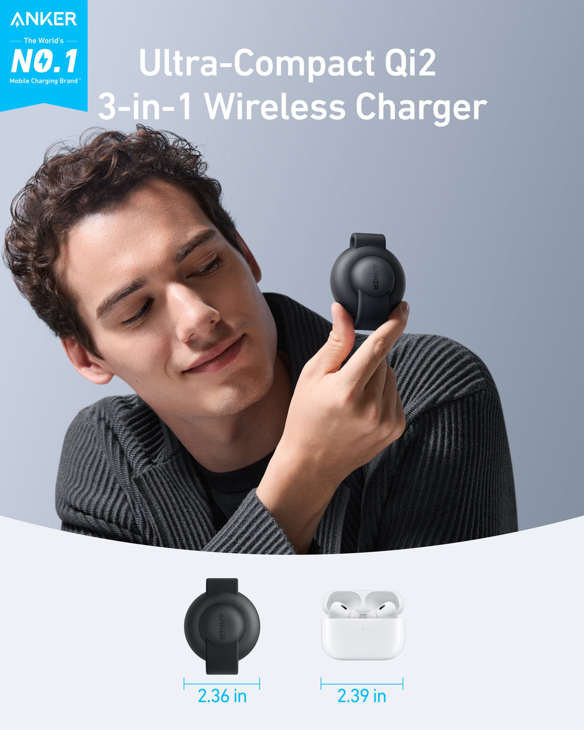 Anker MagGo Wireless Charging Station (3-in-1, Foldable Pad) | Exclusive Livestream Offer