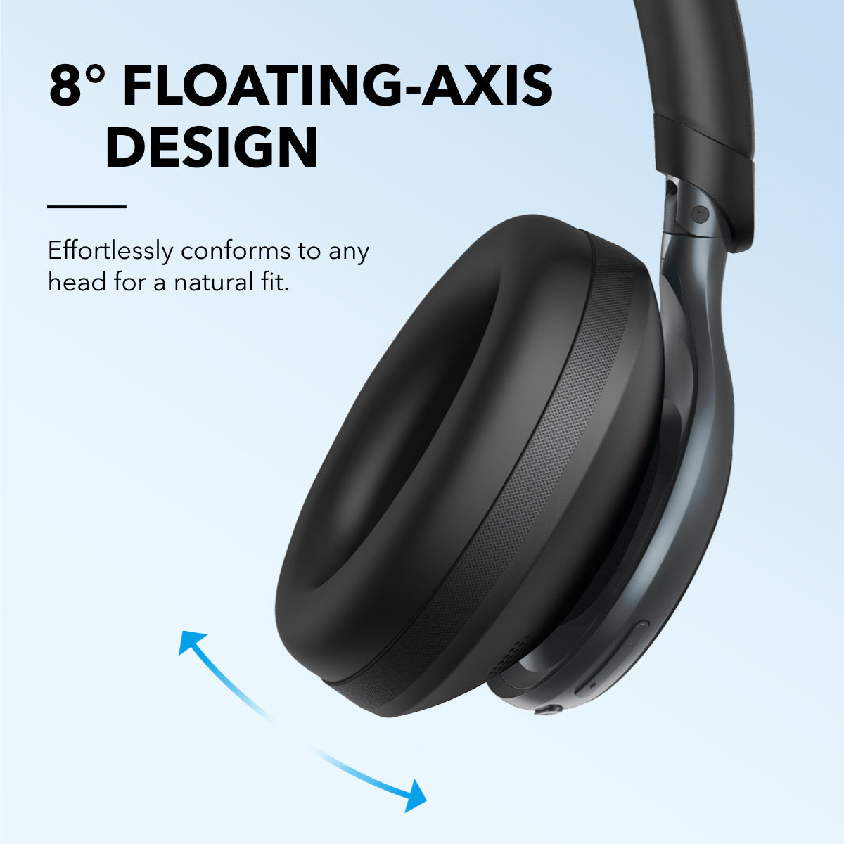 soundcore Space One | Noise Cancelling Headphones, 2X Stronger Voice Reduction