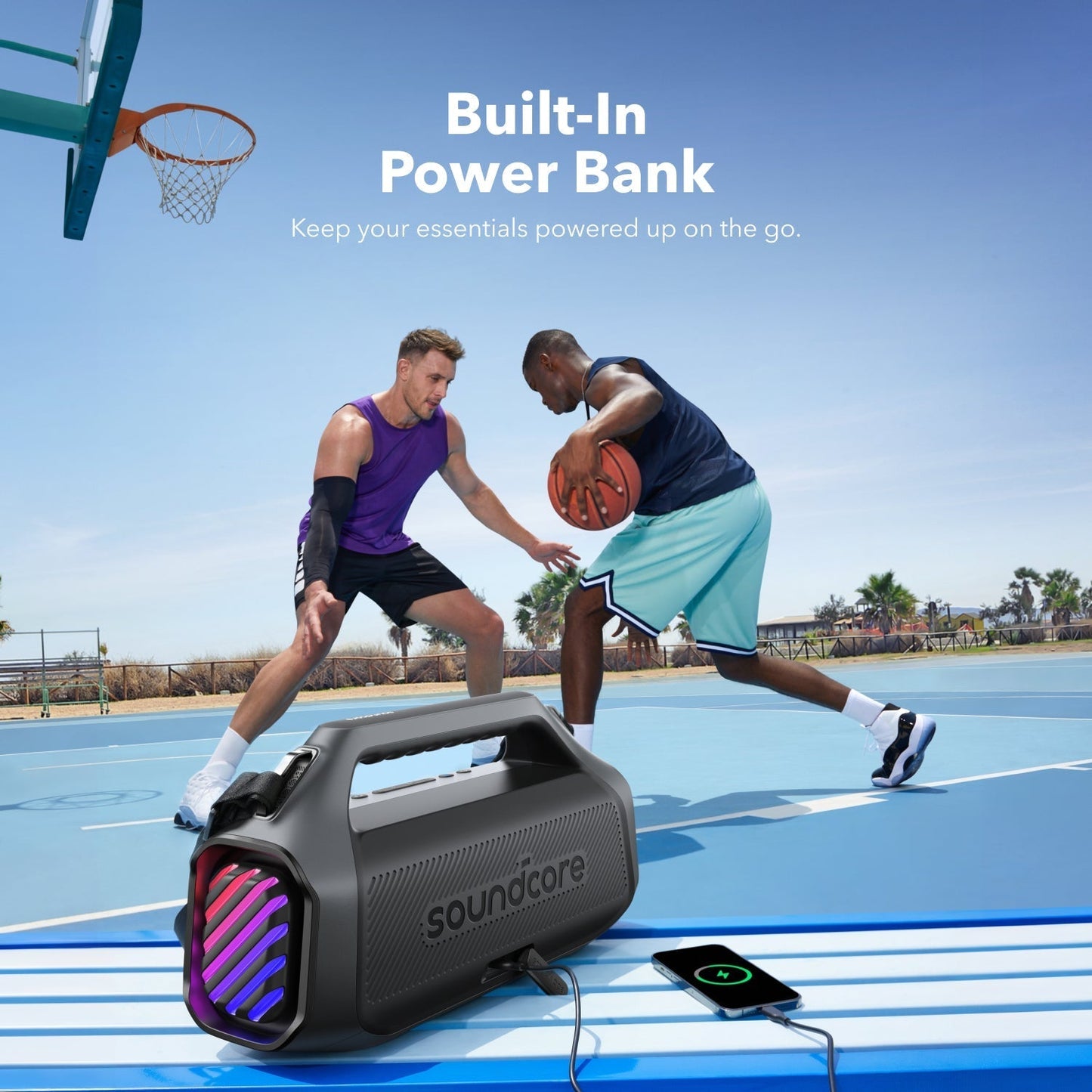 soundcore Boom 2 Plus | Outdoor Bluetooth Speaker, 140W Sound and RGB Lights