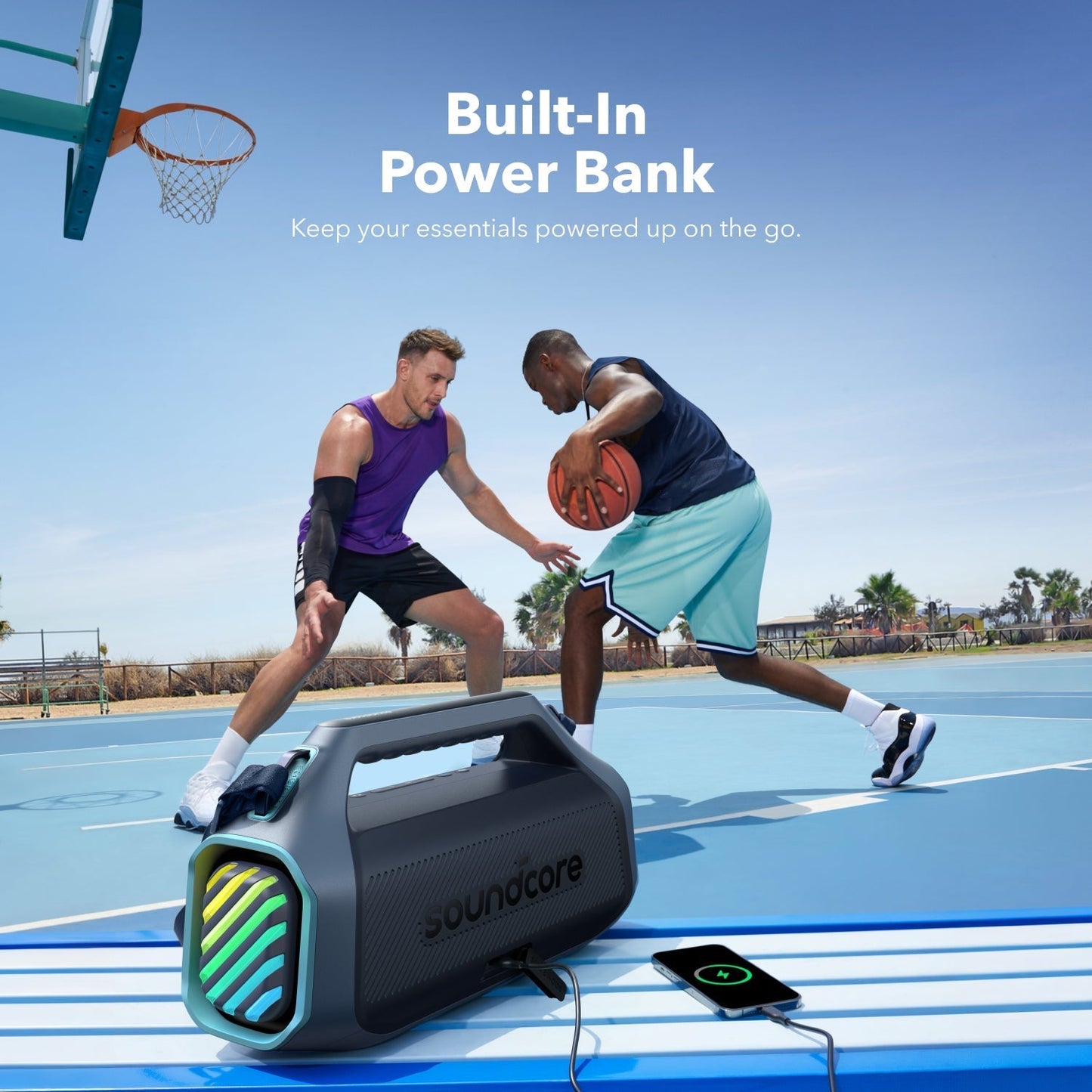 soundcore Boom 2 Plus | Outdoor Bluetooth Speaker, 140W Sound and RGB Lights