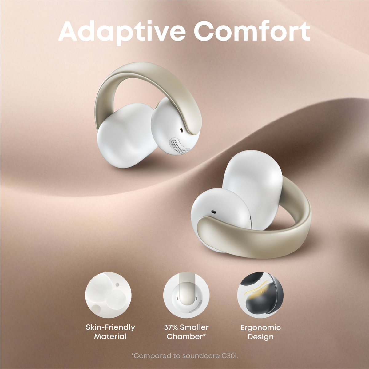 AeroClip | Open-Ear Clip-On Earbuds with Adaptive Comfort