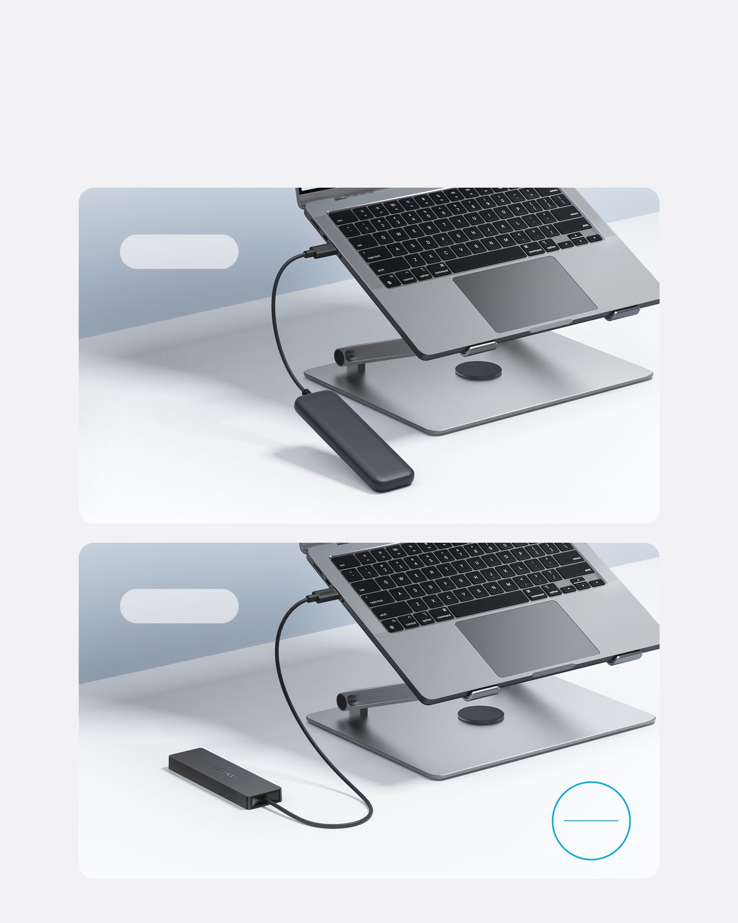 Anker 4-Port USB 3.0 Data Hub, Ultra-Slim 5Gbps USB-C OTG Hub with 2 ft Extended Cable