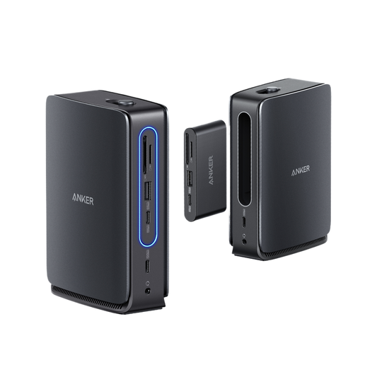 Anker Nano Docking Station (13-in-1, Triple Display, Built-In Removable Hub)