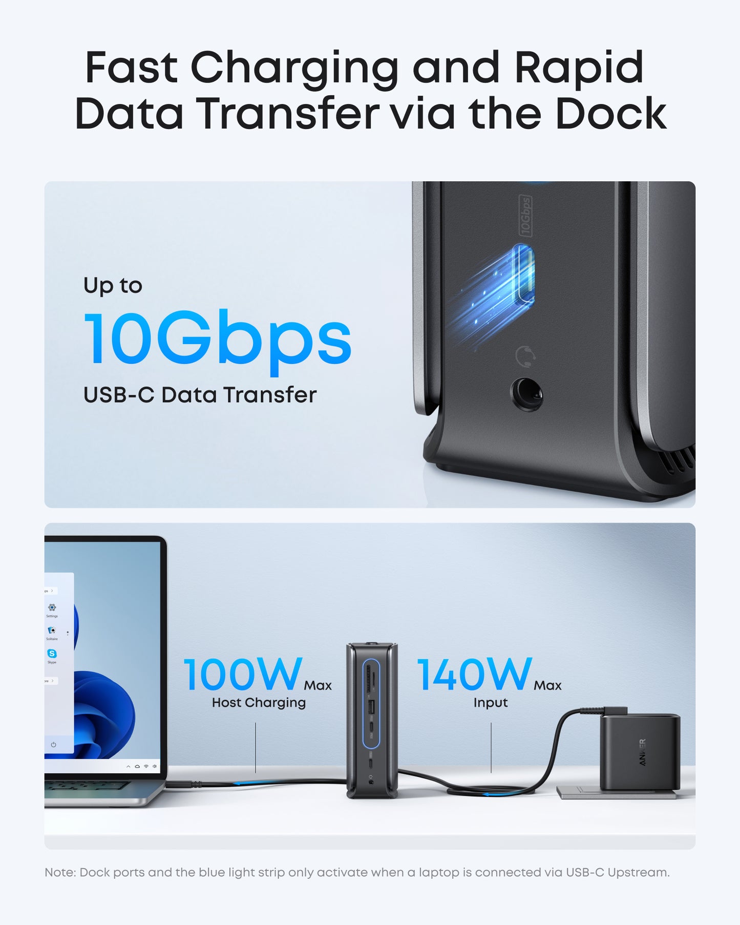 Anker Nano Docking Station (13-in-1, Triple Display, Built-In Removable Hub)