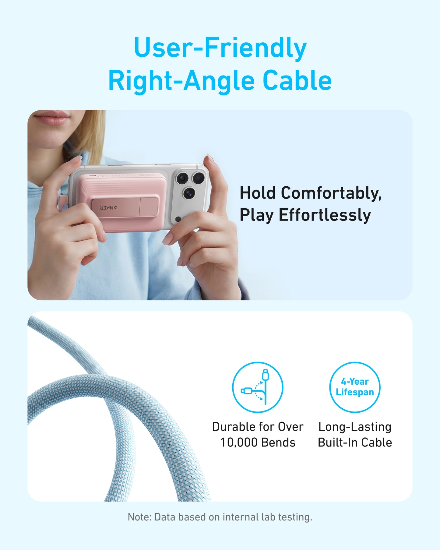 Anker Zolo Magnetic Power Bank, 10K Wireless Charger, 30W Max Fast Charging