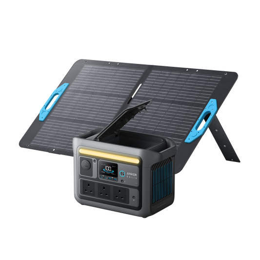 Anker SOLIX C800 Solar Generator + 100W Solar Panel