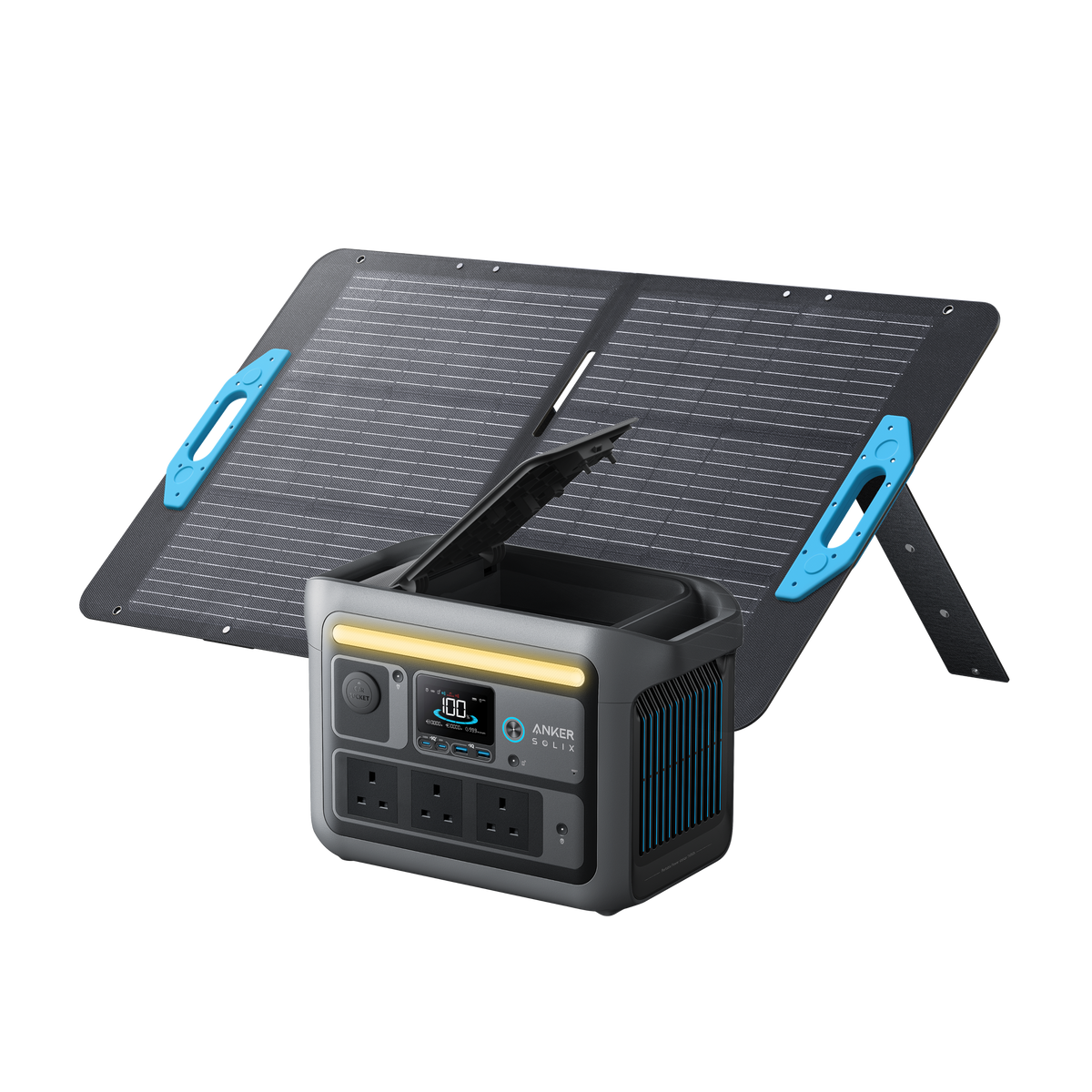 Anker SOLIX C800 Solar Generator + 100W Solar Panel