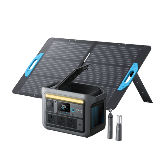 Anker SOLIX C800 Plus Solar Generator + 100W Solar Panel