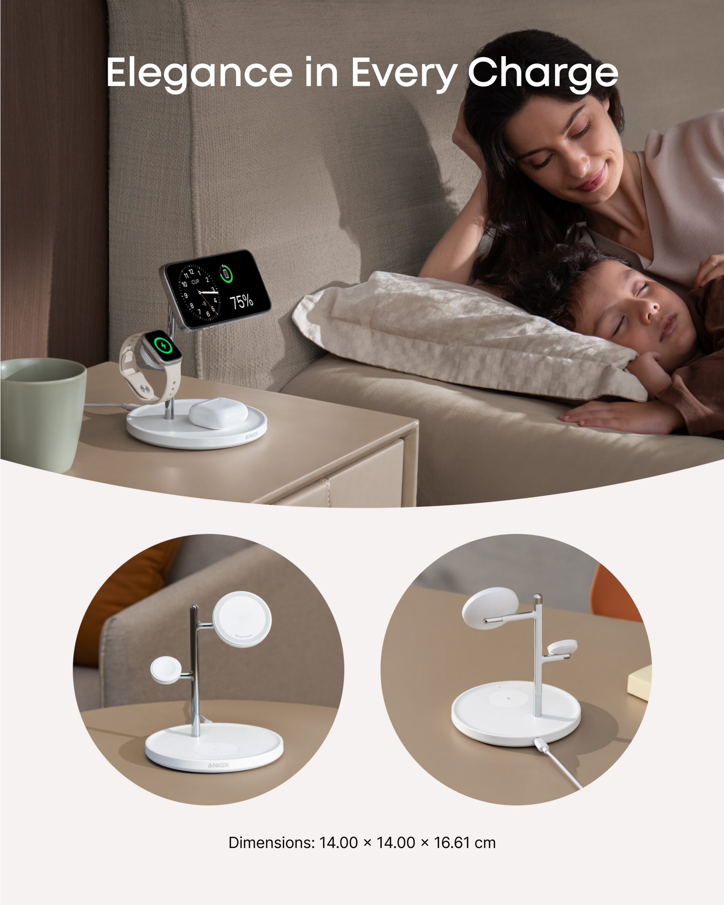 Anker MagGo Wireless Charger (2-in-1 Stand)